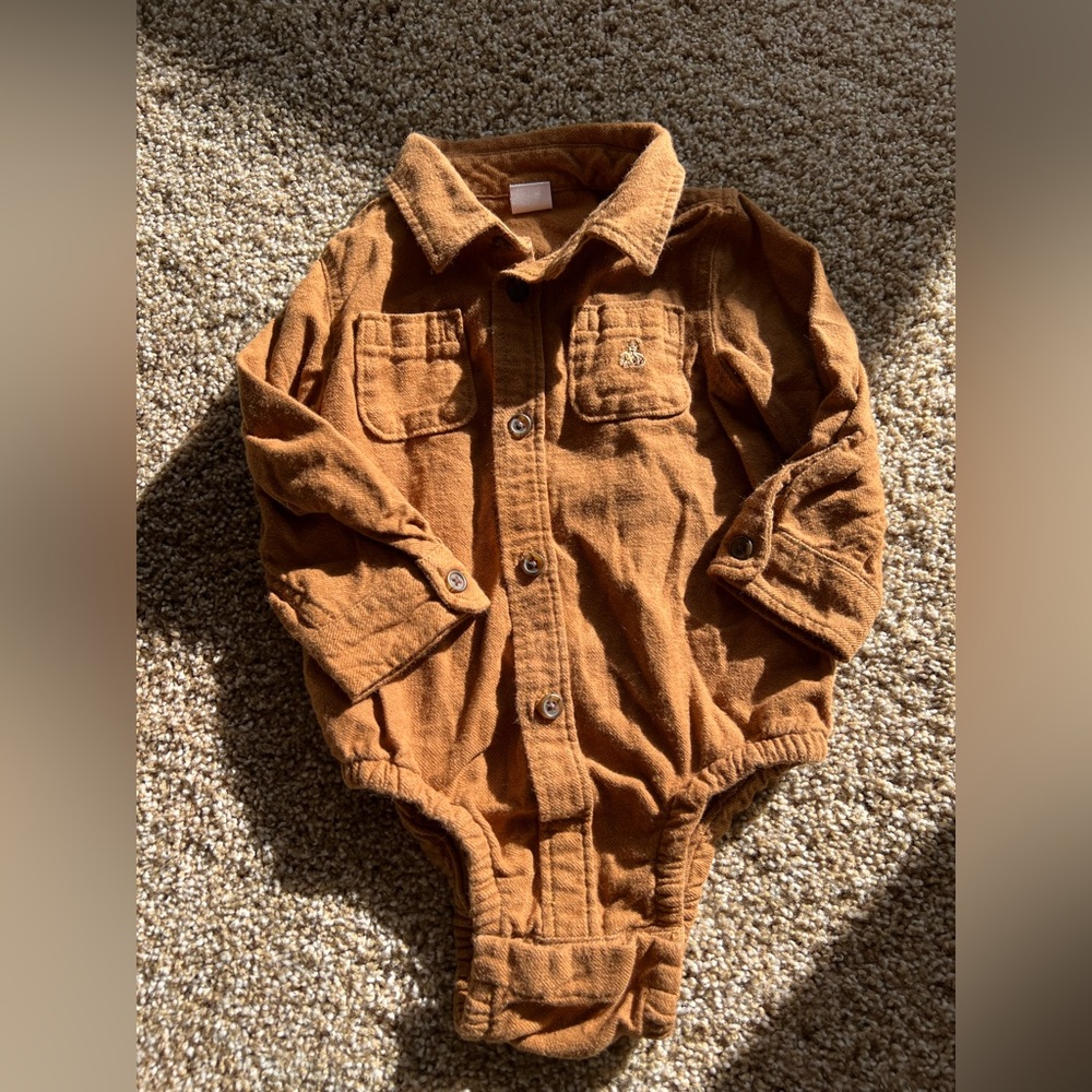 Gap Brown Corduroy Onesie